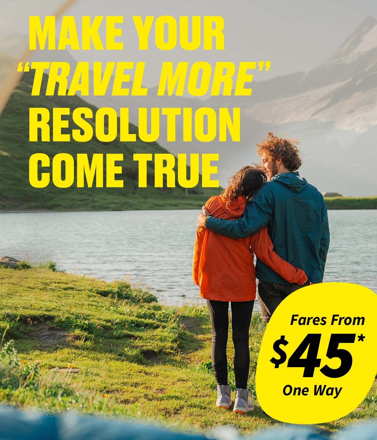 Fares From $45* One Way