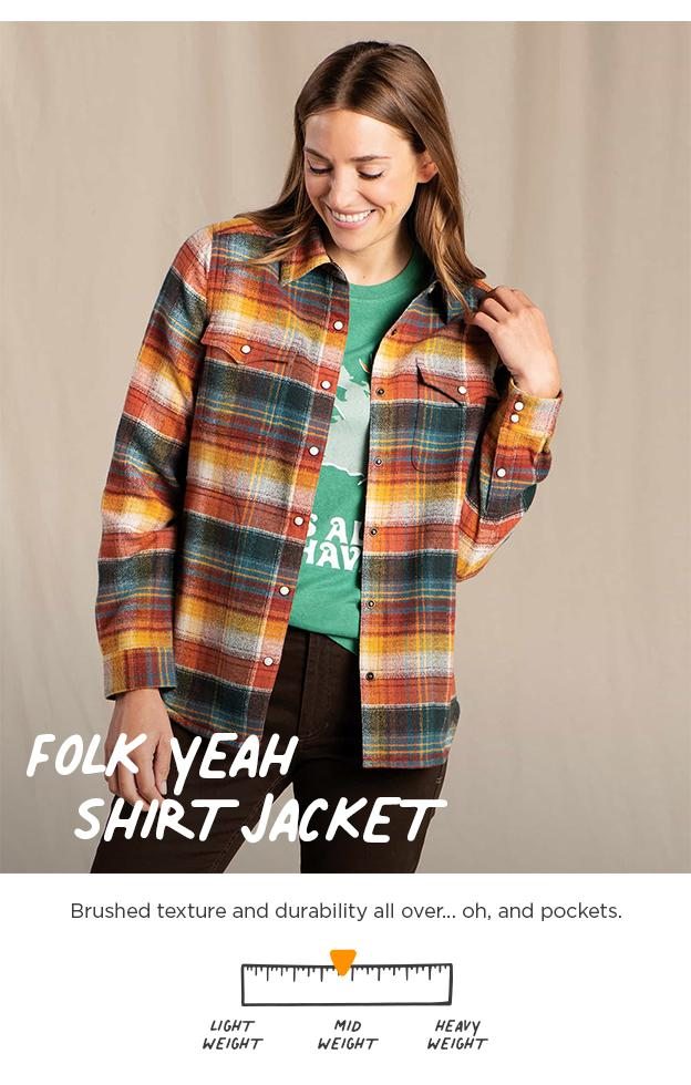 Folk Yeah Shirt Jacket