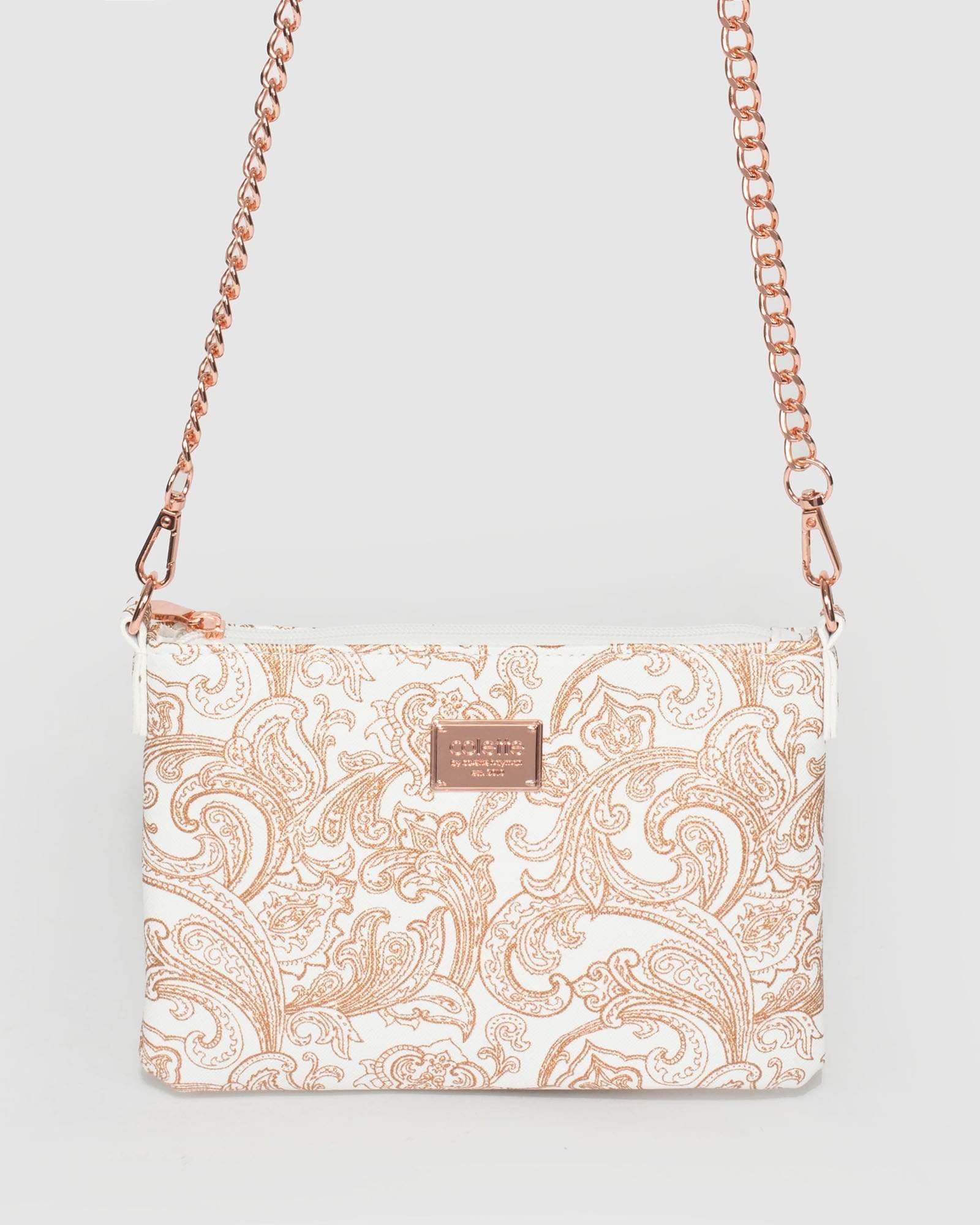 Image of Print Peta Chain Crossbody Bag