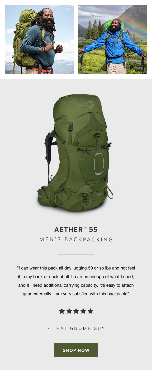 Aether 55 - Garlic Mustard - Men's Backpacking