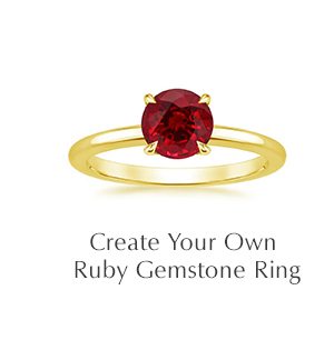 Create Your Own Ruby Gemstone Ring