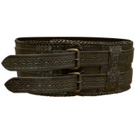 Leather Barbarian Belt