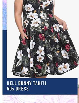 Hell Bunny Tahiti 50s Dress