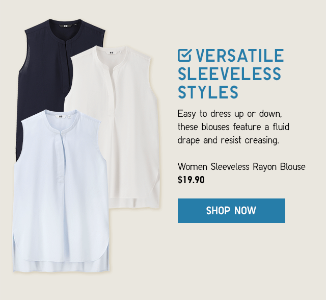 VERSATILE SLEEVE STYLES - SHOP NOW