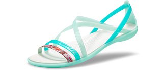 Women's Crocs Isabella Cut-Out Graphic Strappy Sandals