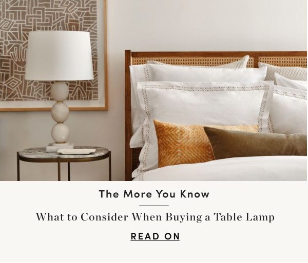 What to Consider When Buying a Table Lamp