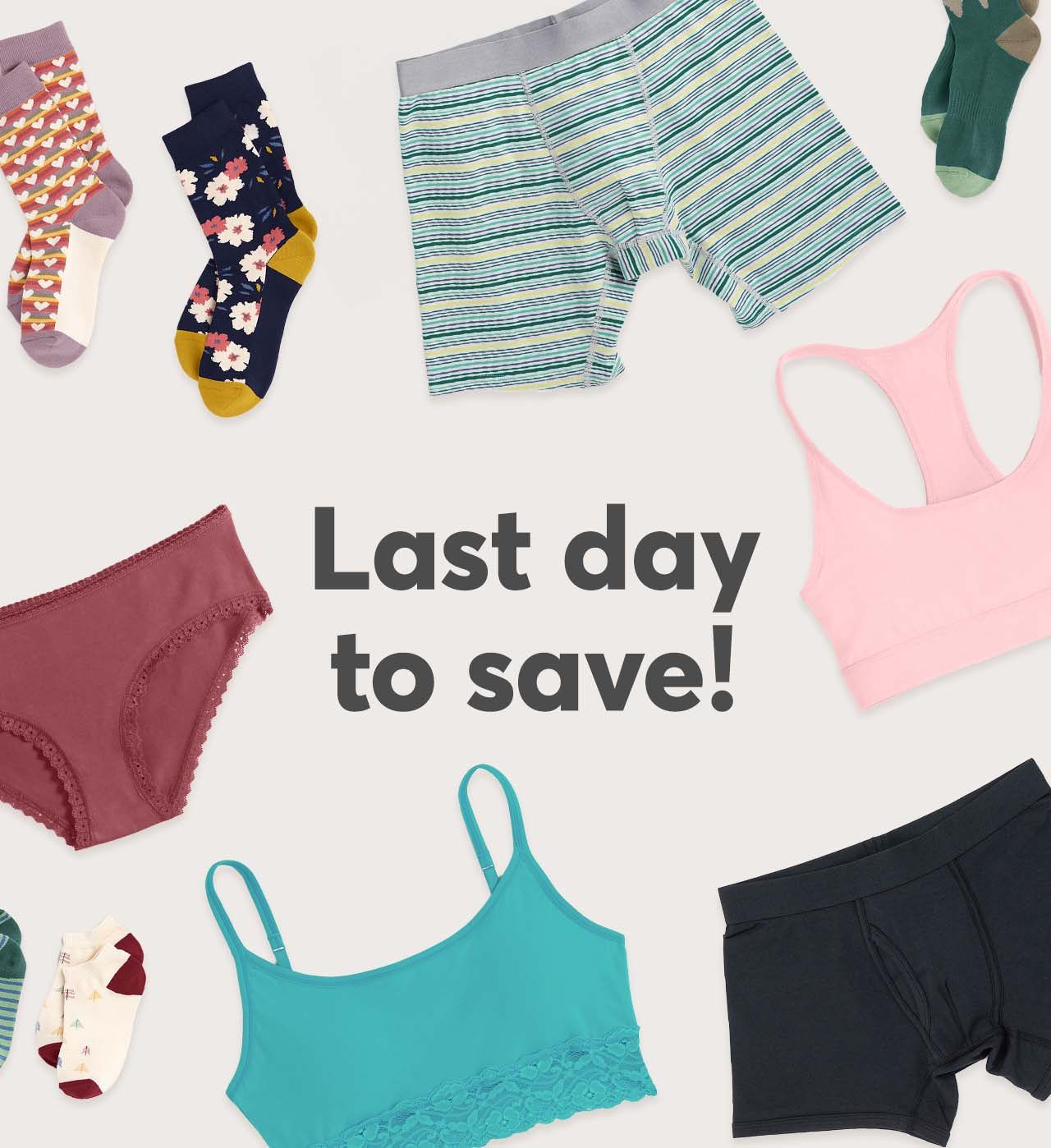 Last day to save! Basics on sale.