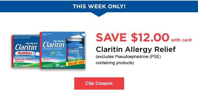 Claritiin - Clip Coupon