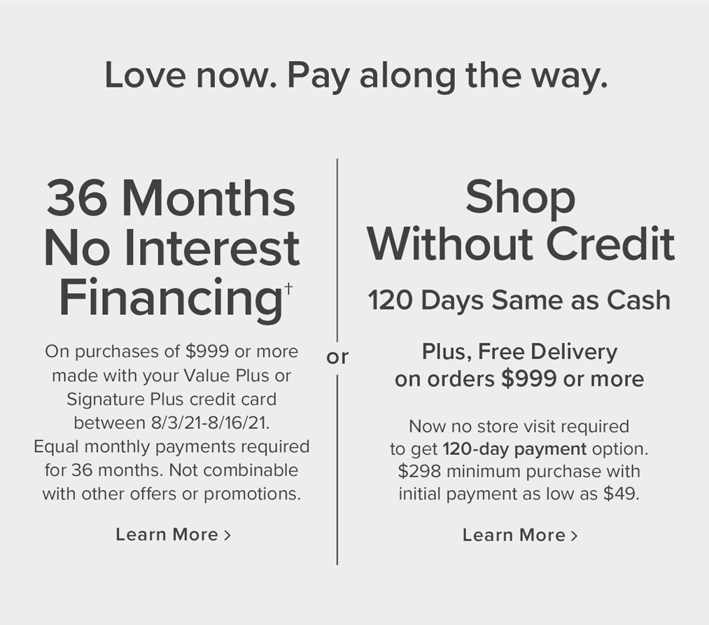 Financing options