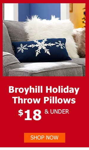 Broyhill Holiday Throw Pillows
