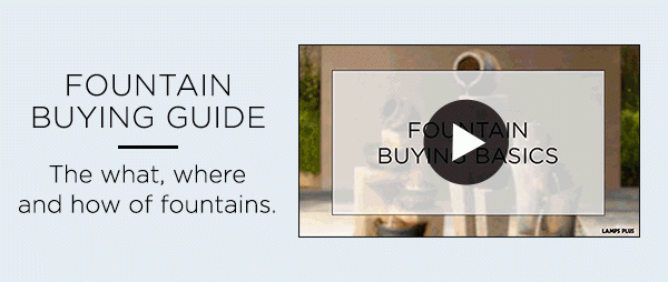 Fountain Buying Guide - The what, where and how of fountains
