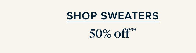 Shop Sweaters 50% off
