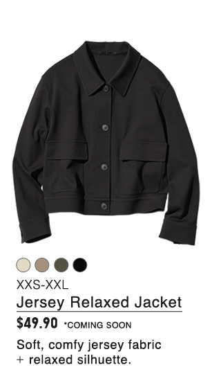 PDP13 - WOMEN JERSEY RELAXED JACKET