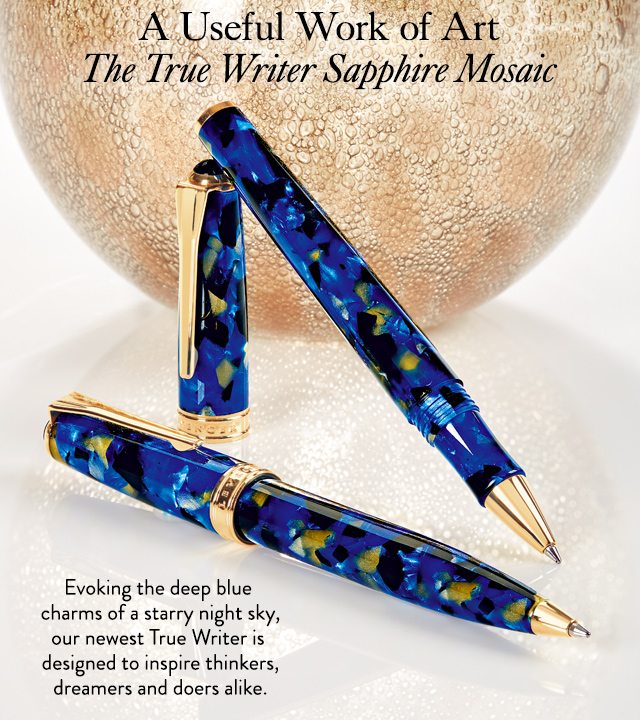 True Writer Classic Sapphire Mosaic Ballpoint