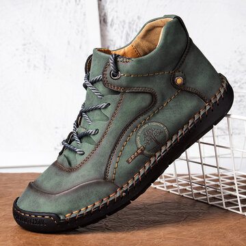 Men Hand Stitching Casual Shoes