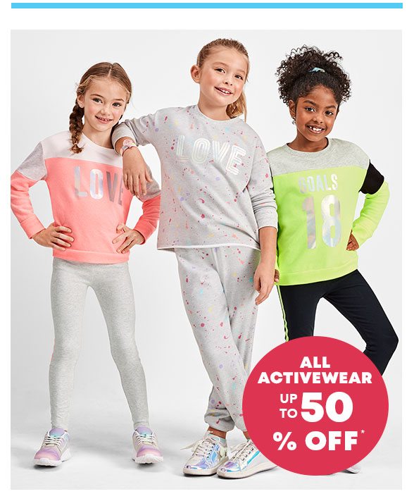 Up to 50% Off All Activewear