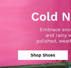 Cold No More | Shop Men's Shoes