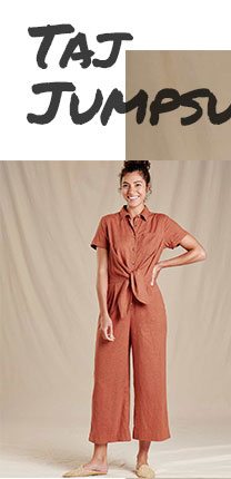 Taj Hemp Jumpsuit - Coconut
