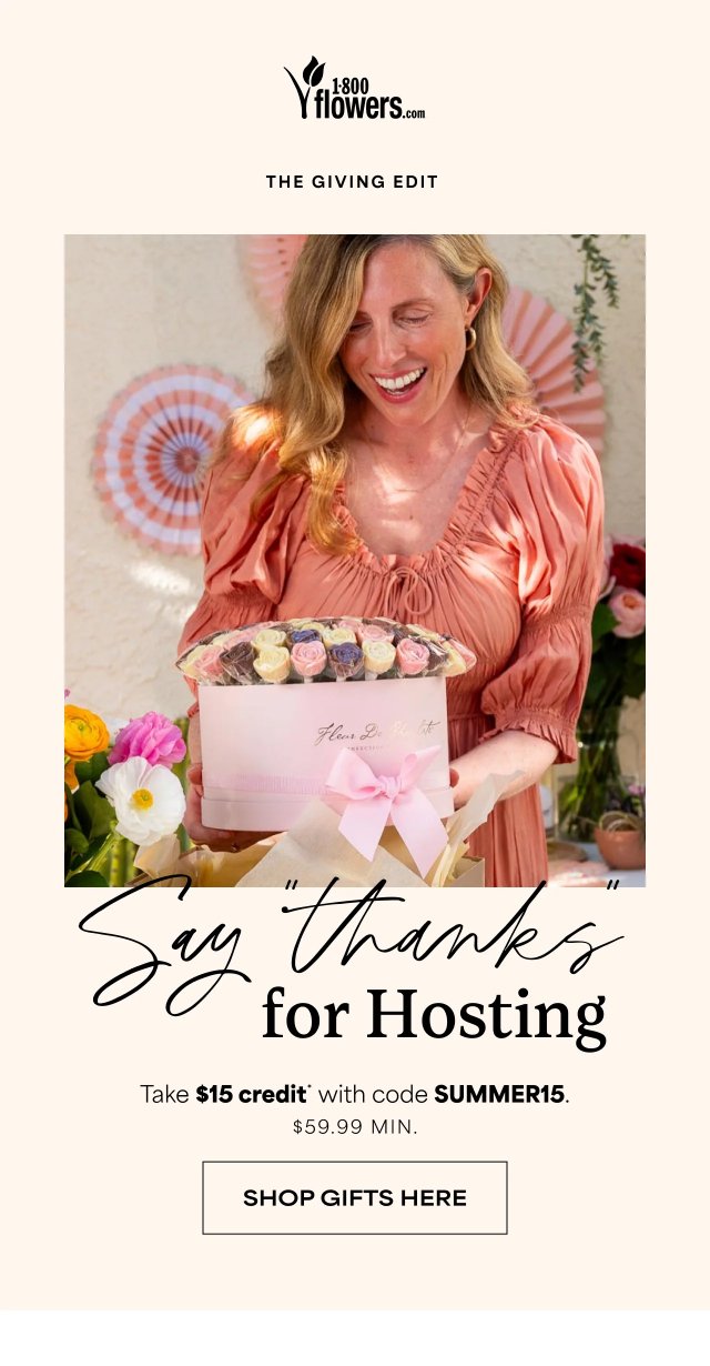 Say Thanks to Hosting