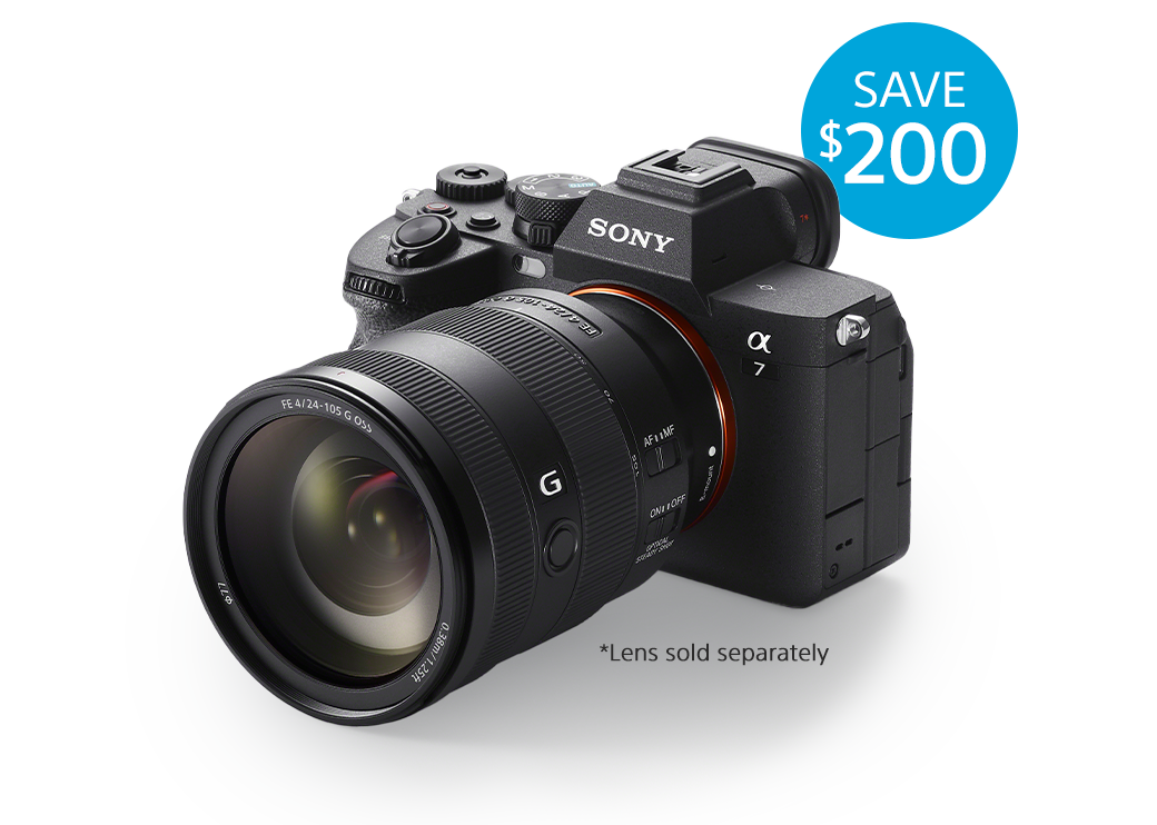 Save $200: Alpha 7 IV Full-Frame Interchangeable Lens Camera