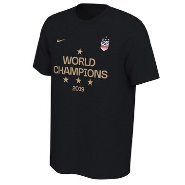 USWNT Nike 2019 FIFA Women's World Cup Champions Podium Performance T-Shirt – Black