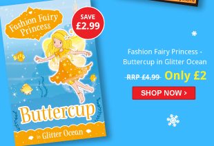 Fashion Fairy Princess - Buttercup in Glitter Ocean