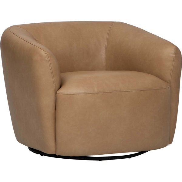 Jack Swivel Chair, Copley Tan