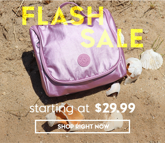 Flash Sale. Starting at $29.99. SHOP RIGHT NOW