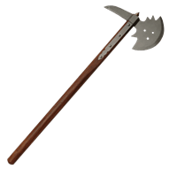 Long Medieval Battle Axe