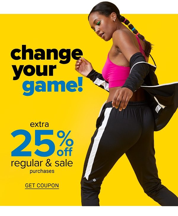 Change your game! Extra 25% off regular & sale purchases. Shop Now.