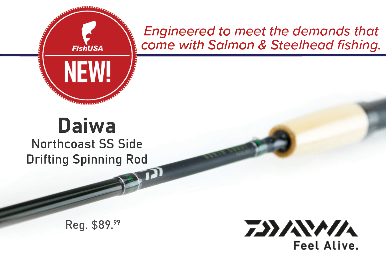 Daiwa Northcoast SS Side Drfiting Spinning Rod
