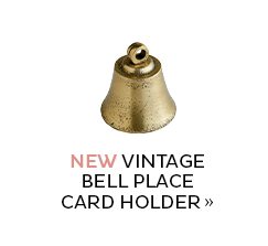 NEW Vintage Bell Place Card Holder