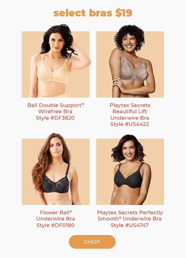 Select Bras $19