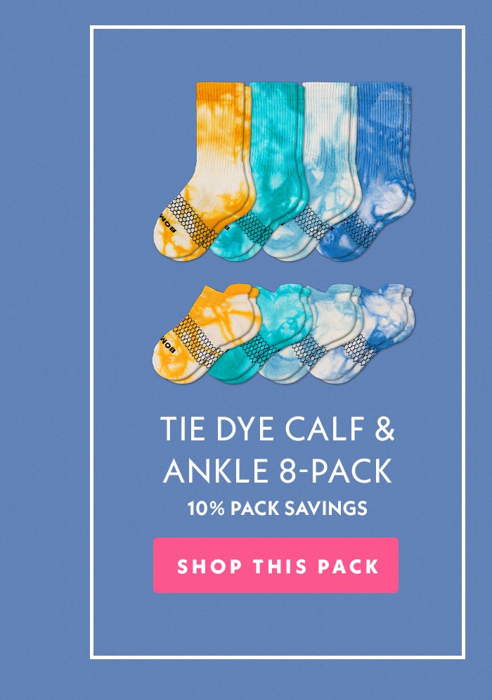 Tie Dye Calf & Ankle | Shop This Pack
