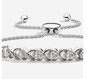 Diamond Bolo Bracelet