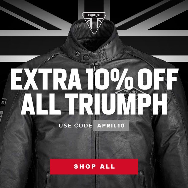 10% Off All Triumph with code APRIL10 - Shop All