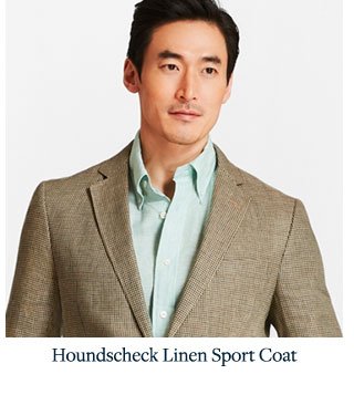 HOUNDSCHECK LINEN SPORT COAT