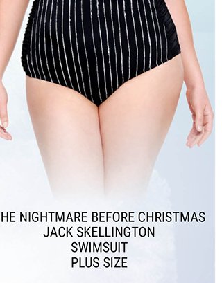 Jack Skellington Swimsuit Plus Size
