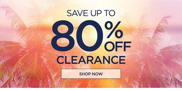 Save Up to 80% Off Clearance