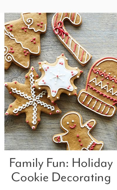 Family Fun: Holiday Cookie Decorating