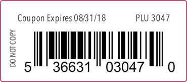 Coupon Expires 8/31/18