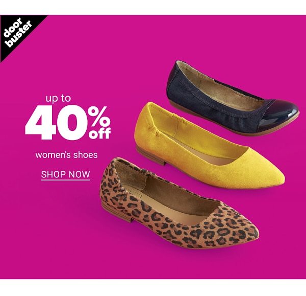 Up to 40% Off Women's Shoes - Shop Now