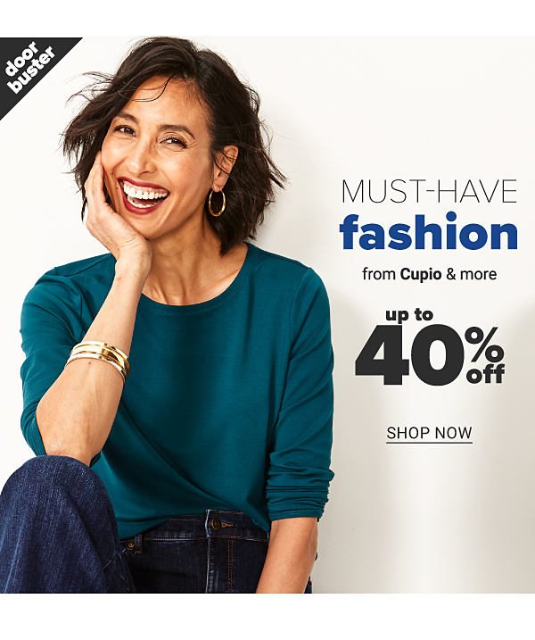 Women's Fashion up to 40% off from Cupio and more - Shop Now