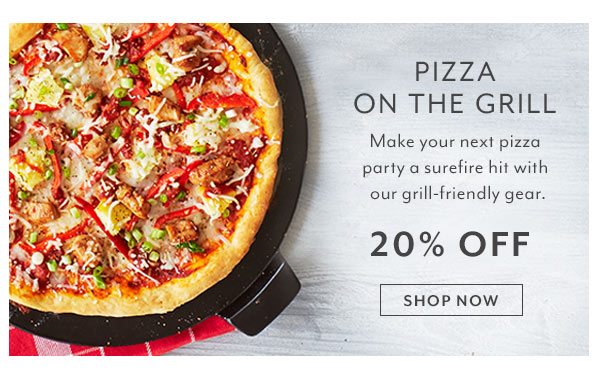 Pizza on the grill