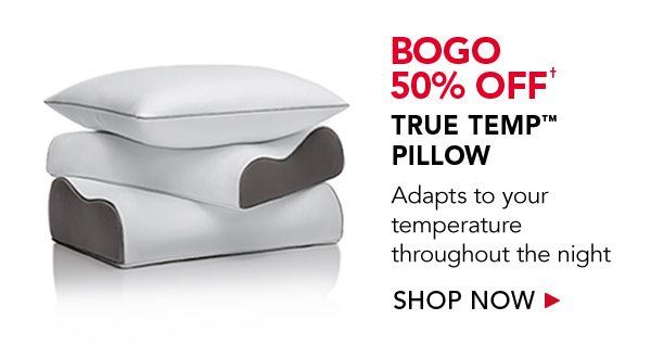 BOGO 50% off true temp pillow | Shop pillow