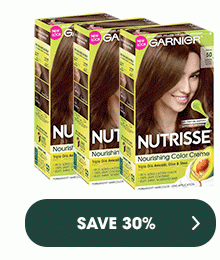 GARNIER NUTRISSE - Nourishing Color Creme - SAVE 30 PERCENT >