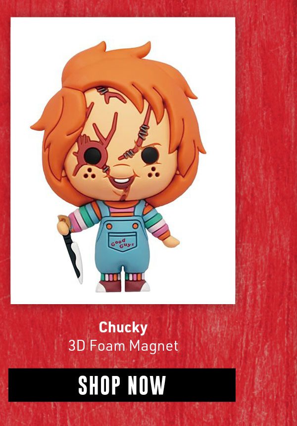 Chucky 3D Foam Magnet