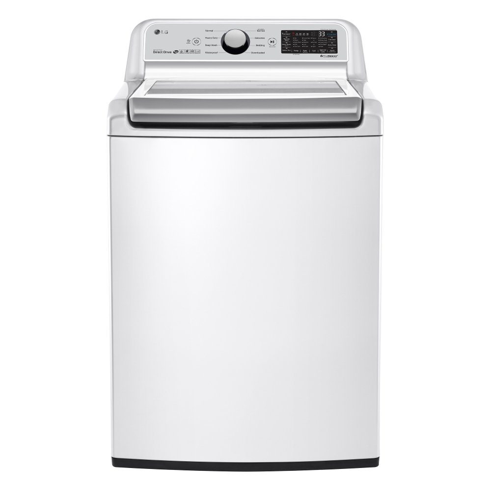 LG 5.0 cu. ft. Top Load Washer with TurboWash3D - White