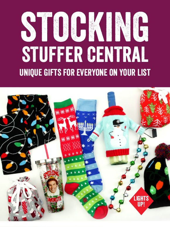 Stocking Stuffer Central - Unique gifts for everyone on your list