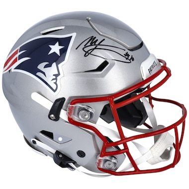 Mac Jones New England Patriots Autographed Riddell Speed Flex Authentic Helmet